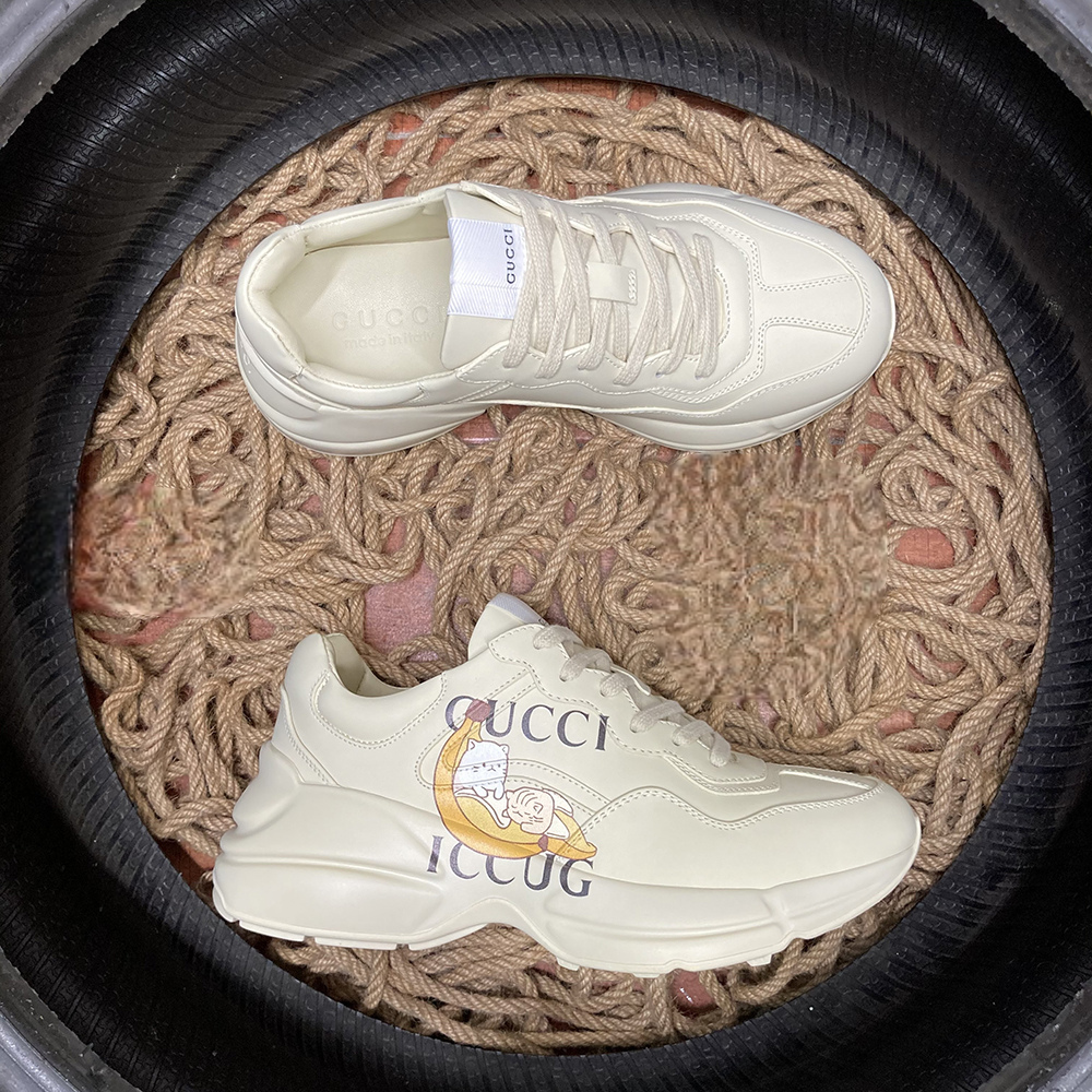 Gucci Rython White Logo