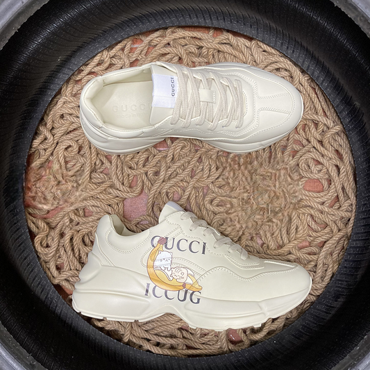 Gucci Rython White Logo