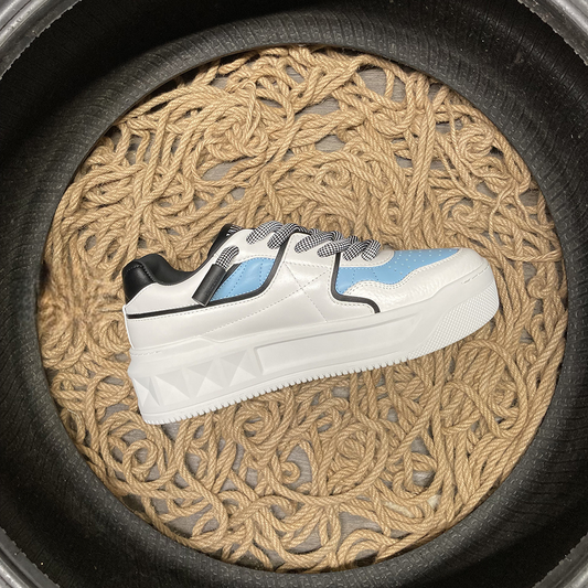 Valentino One Stud White Baby Blue