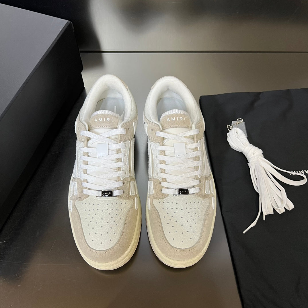 Amiri Skeleton White & Cream