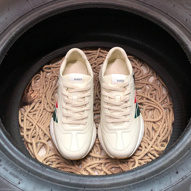 Gucci Rython White 3 Stripes