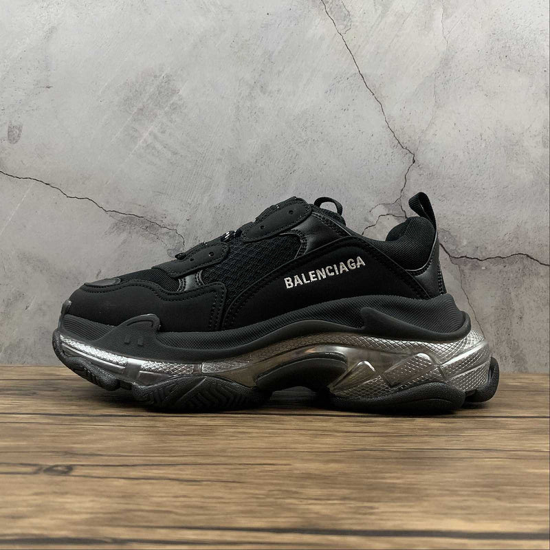 Balenciaga Triple-S Black Transparent Sole