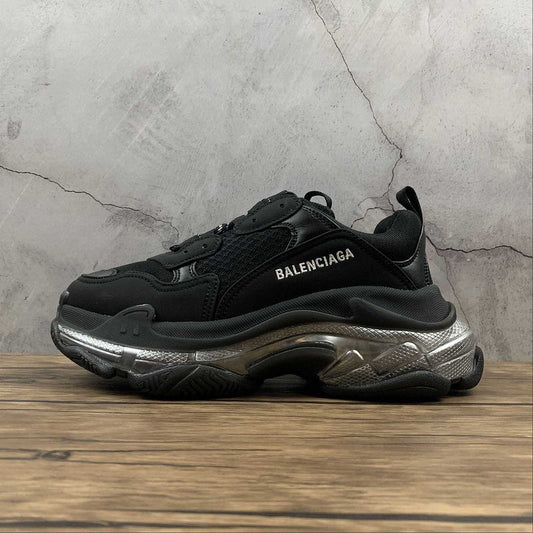 Balenciaga Triple-S Black Transparent Sole