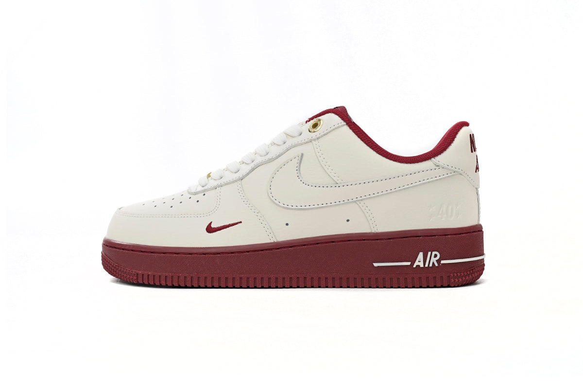 Air Force 1 Low Beige Red