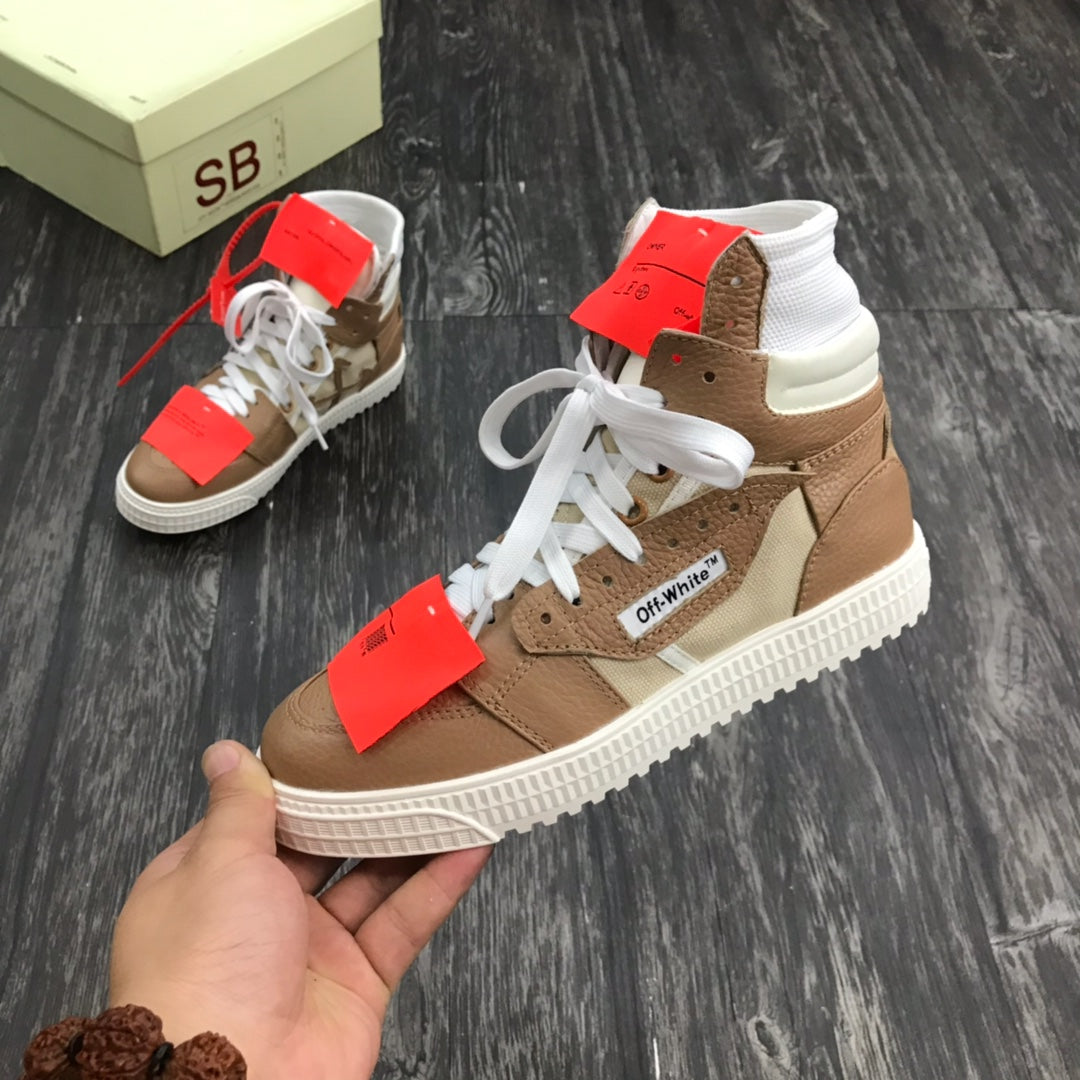 Off White Court 3.0 Light Brown