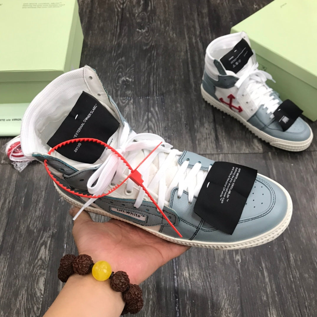 Off White Court 3.0 Baby Blue White