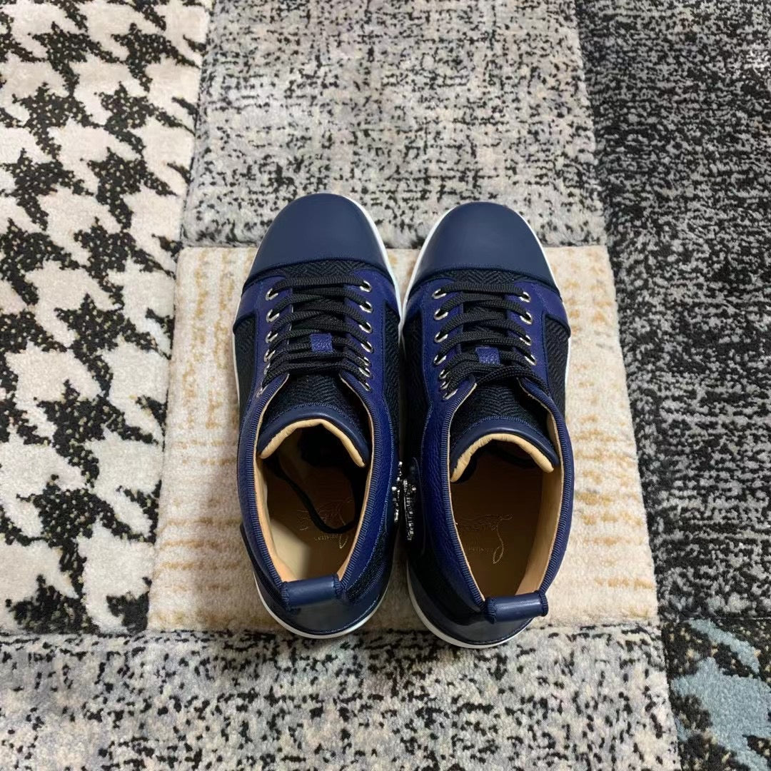 Christian Louboutin Blue / Black Classic High