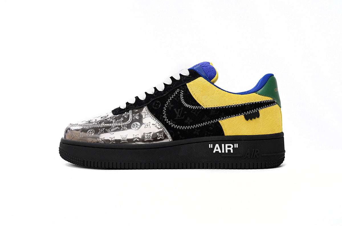 Nike Air Force x LV Silver Yellow