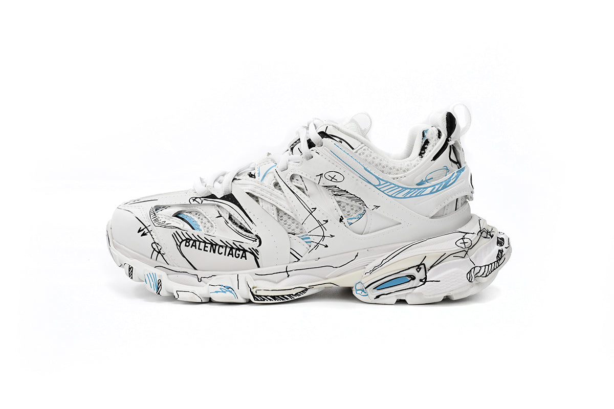 Balenciaga Track White Graffiti