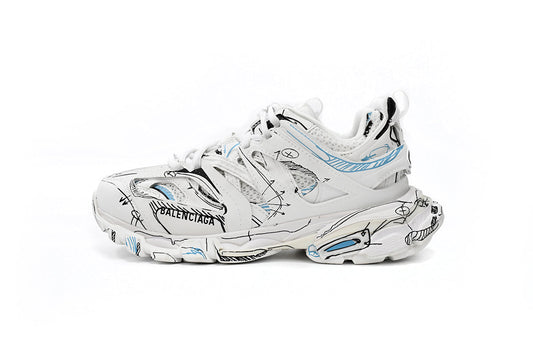 Balenciaga Track White Graffiti