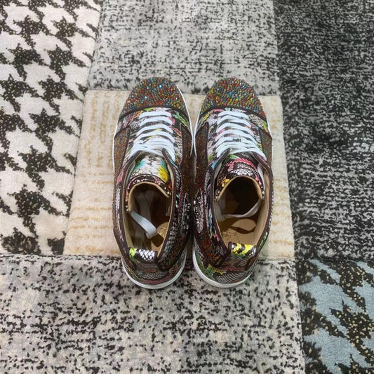 Christian Louboutin Multicolor Diamonds High