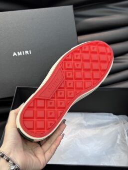 Amiri Red & White Star Canvas
