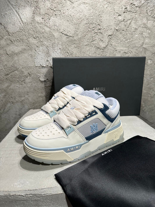 Amiri MA-1 White & Blue