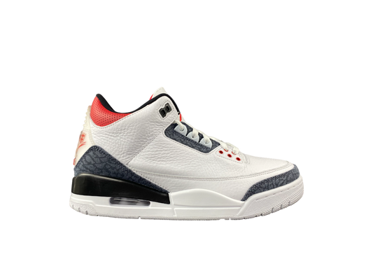 Jordan 3 Fire Red Denim