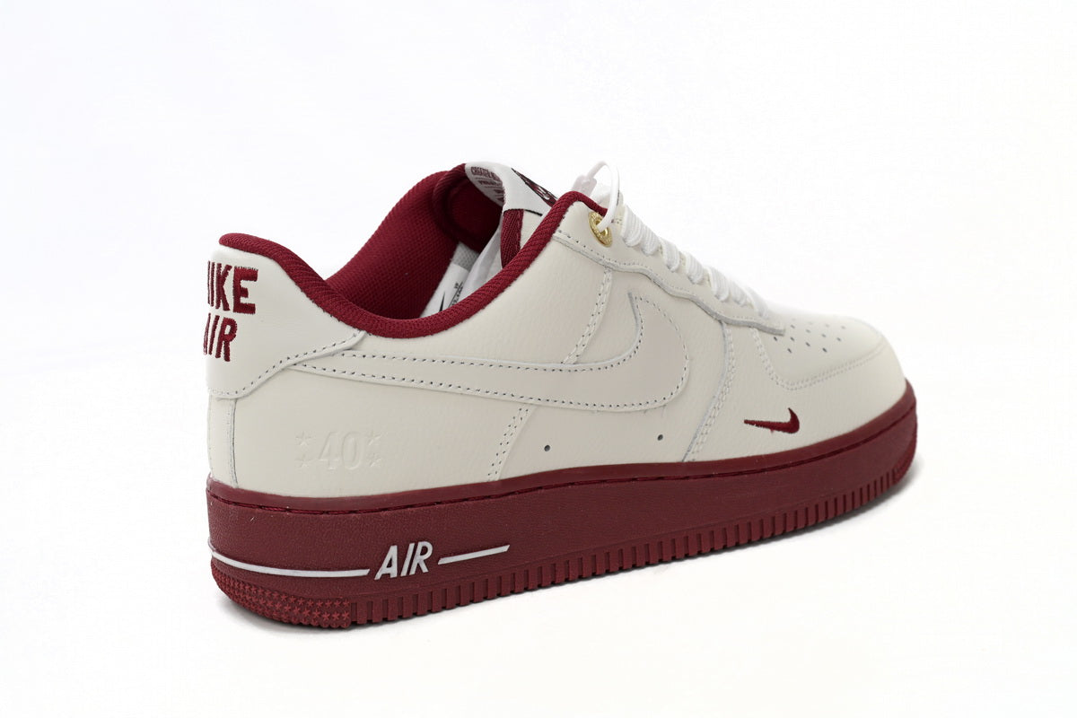 Air Force 1 Low Beige Red