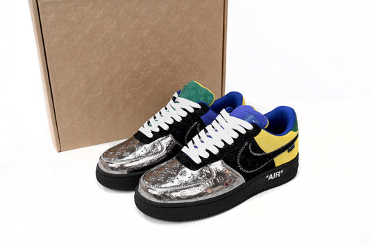 Nike Air Force x LV Silver Yellow