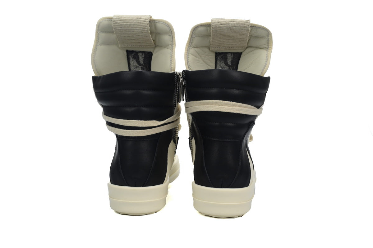 Rick Owens Geobasket Milk Black