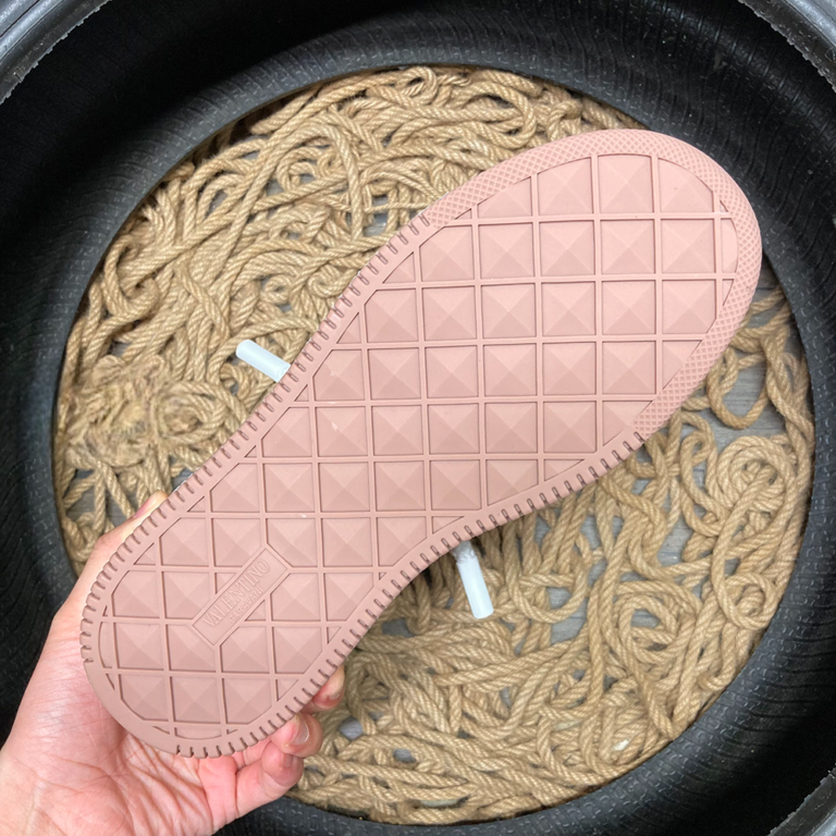 Valentino One Stud Pink White