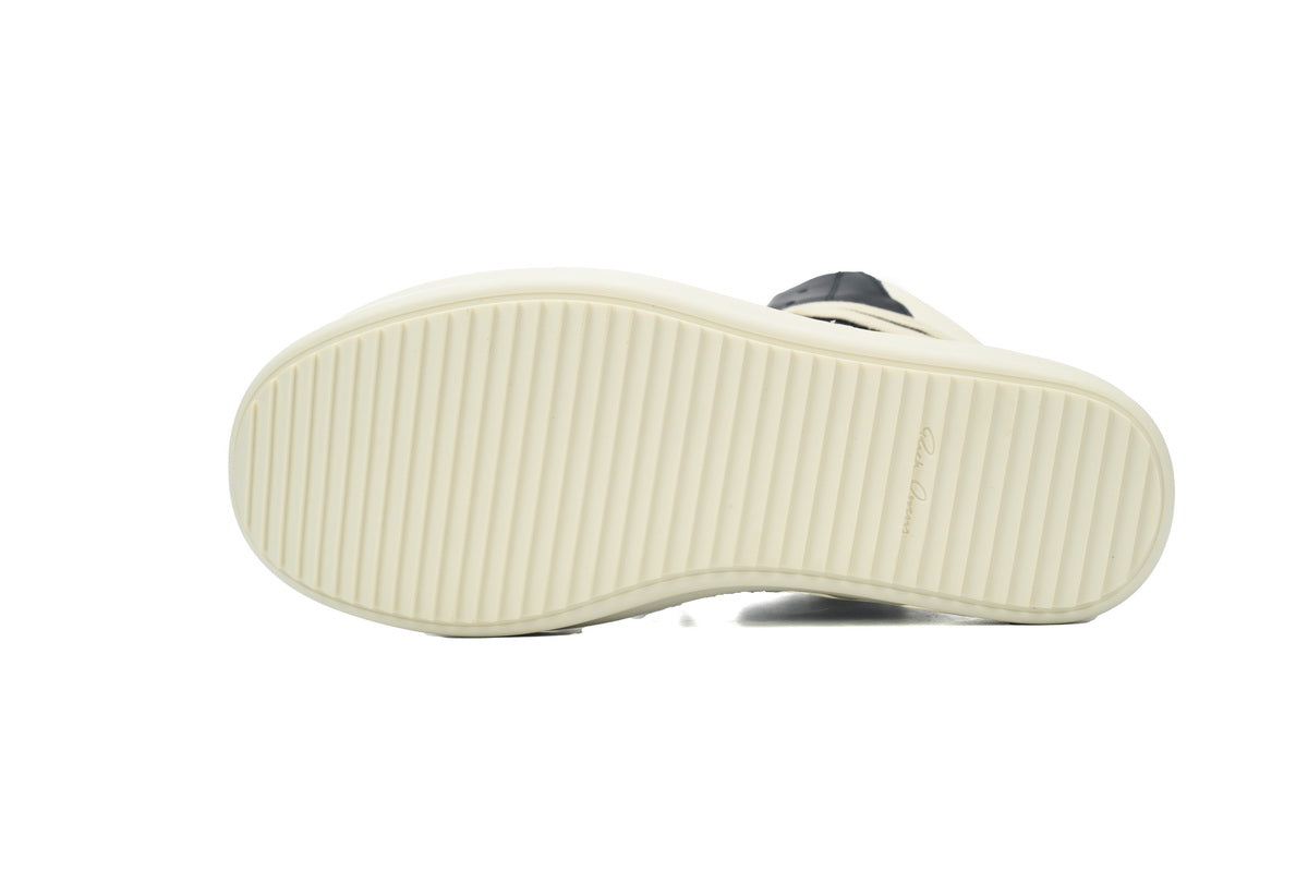 Rick Owens Geobasket Black White