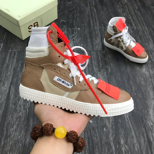 Off White Court 3.0 Light Brown