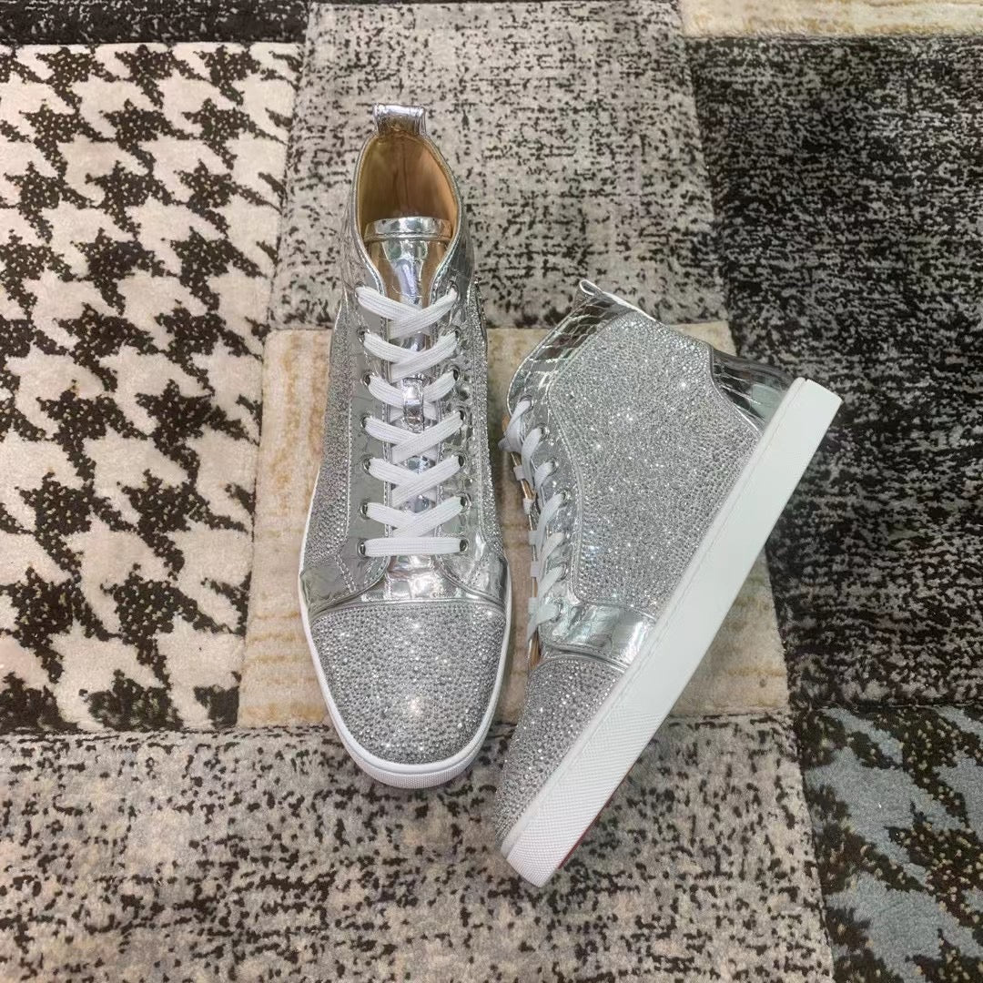 Christian Louboutin Silver High