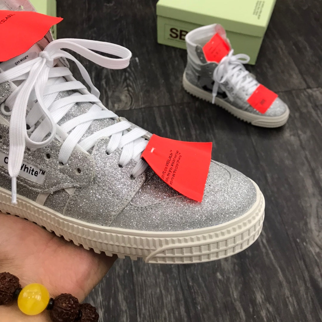 Off White Court 3.0 Glitter White