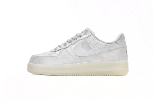 CLOT x Nike Air Force Premium White Silk