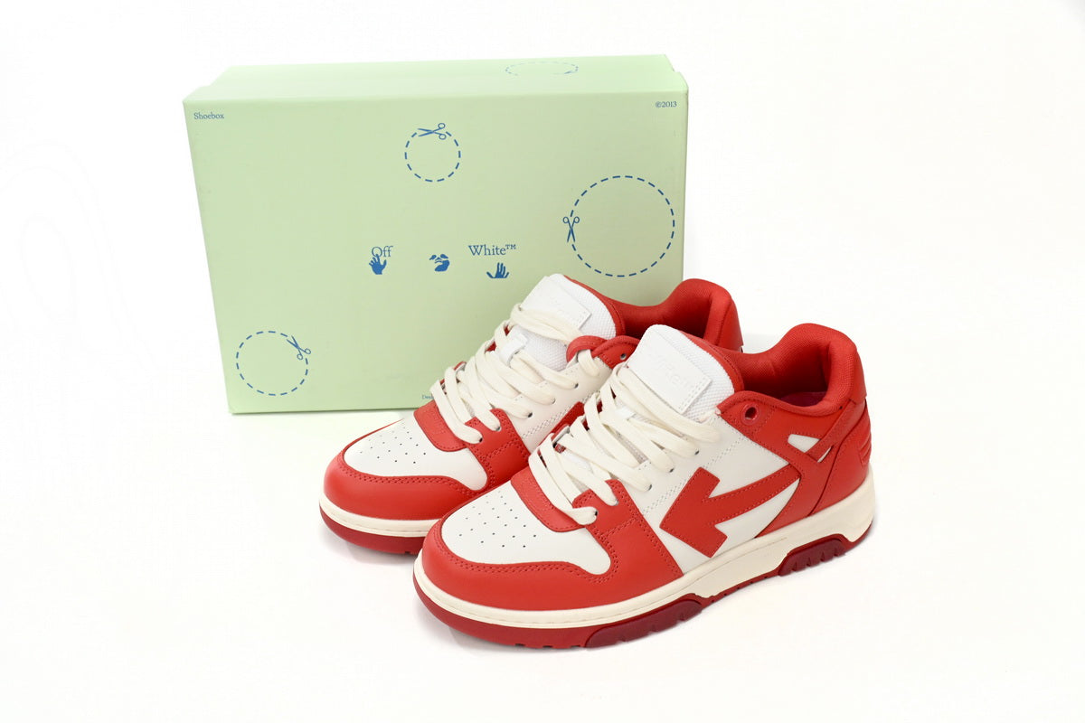 Off White Out Of Office Red & White