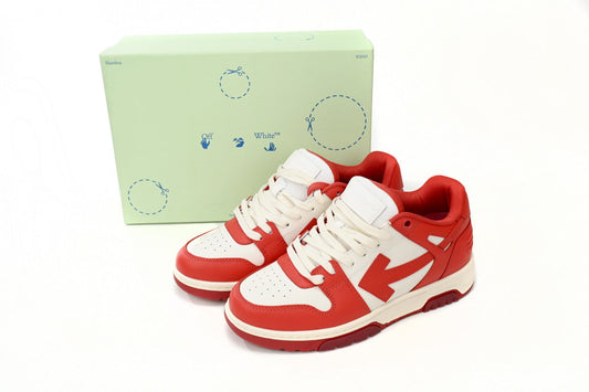 Off White Out Of Office Red & White