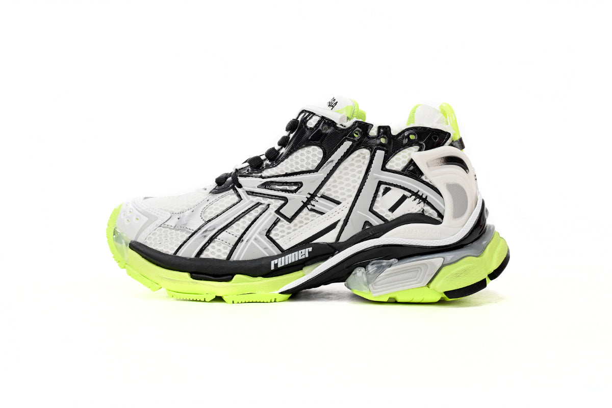 Balenciaga Runner Black White Green
