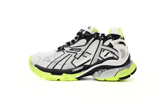 Balenciaga Runner Black White Green
