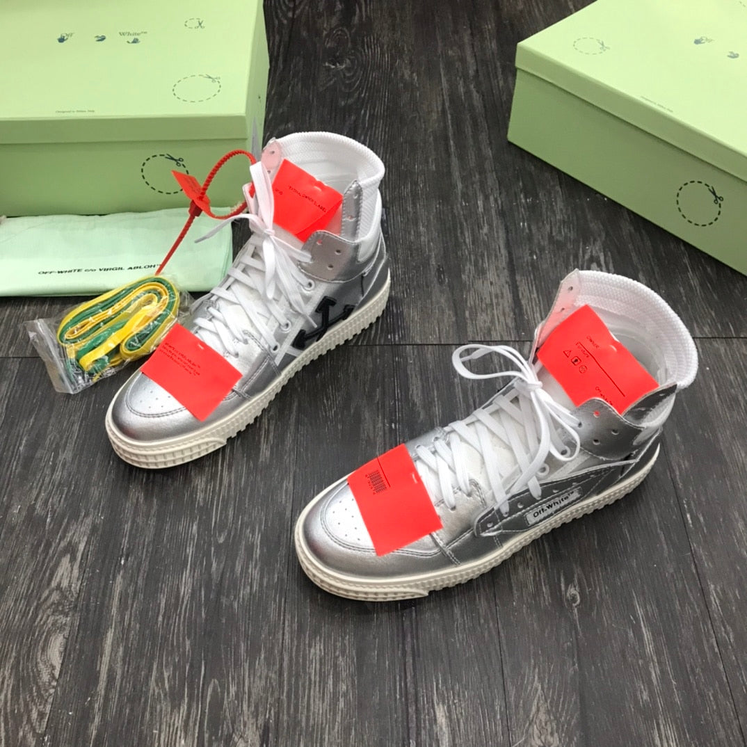 Off White Court 3.0 Silver