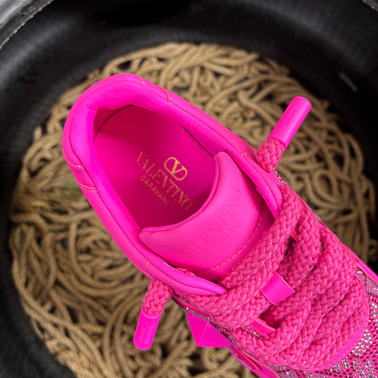 Valentino One Stud Pink Glitter
