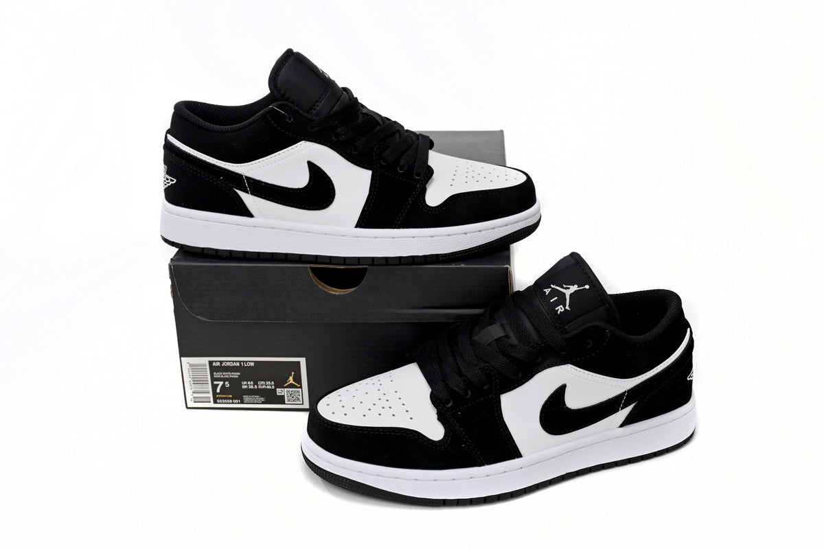 Jordan 1 Low Black & White