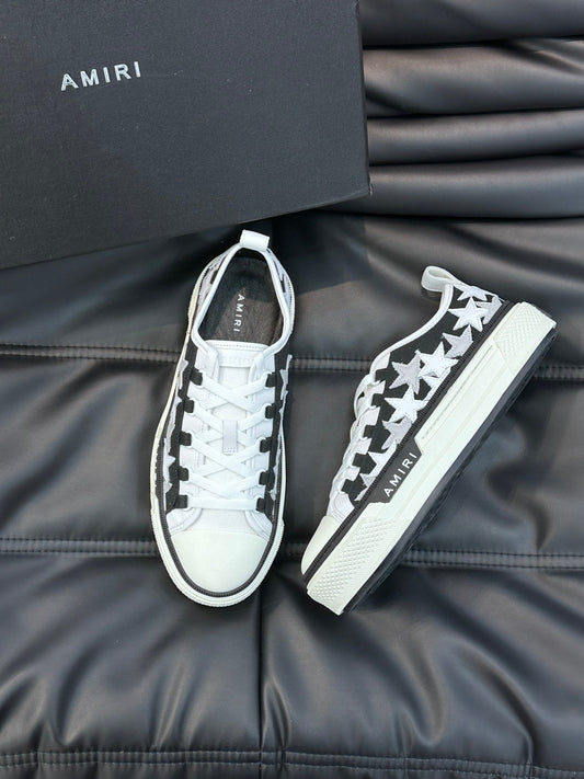 Amiri Black & White Star Canvas