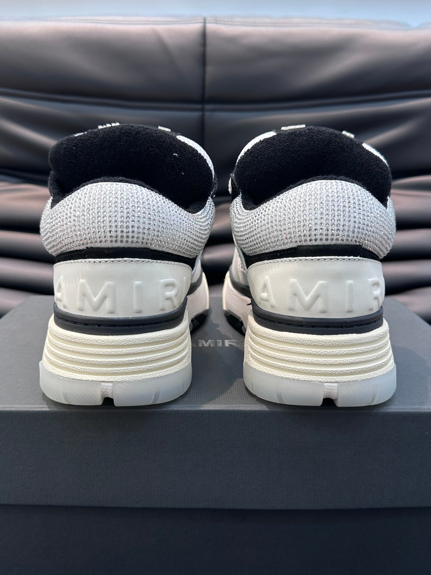Amiri MA-1 White & Black Diamonds Custom – New Collection!
