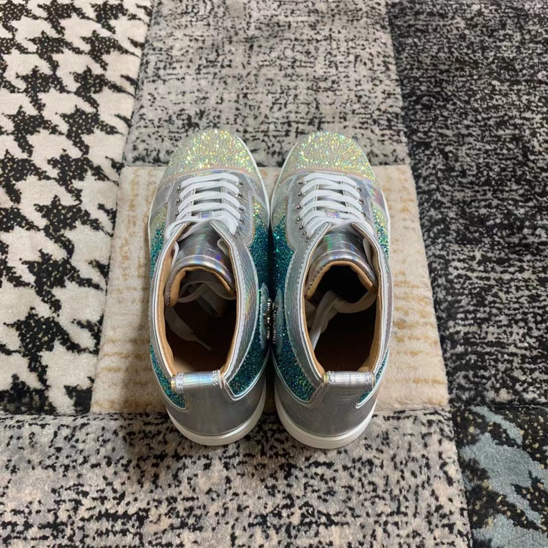 Christian Louboutin Turquoise Diamonds High