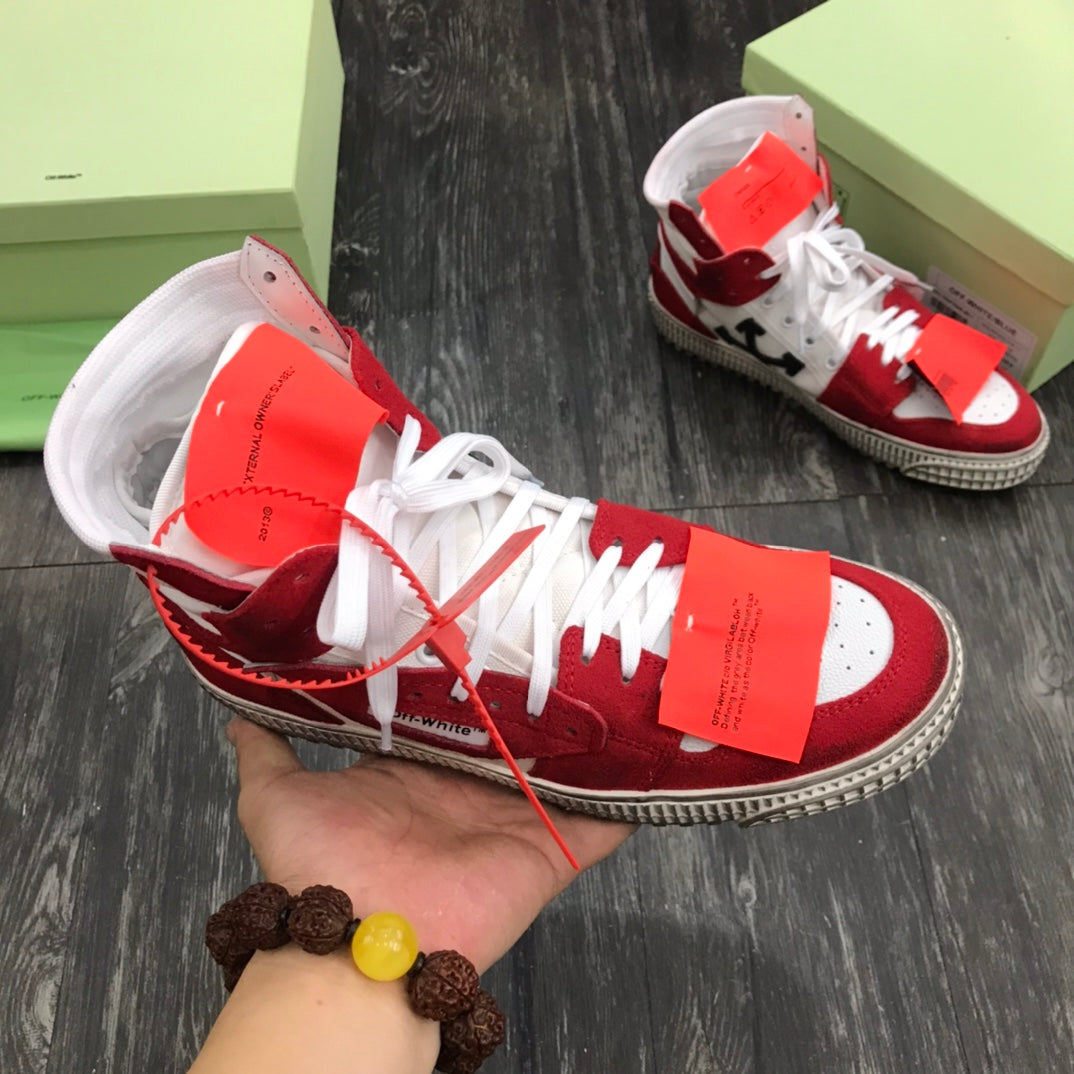 Off White Court 3.0 White Red