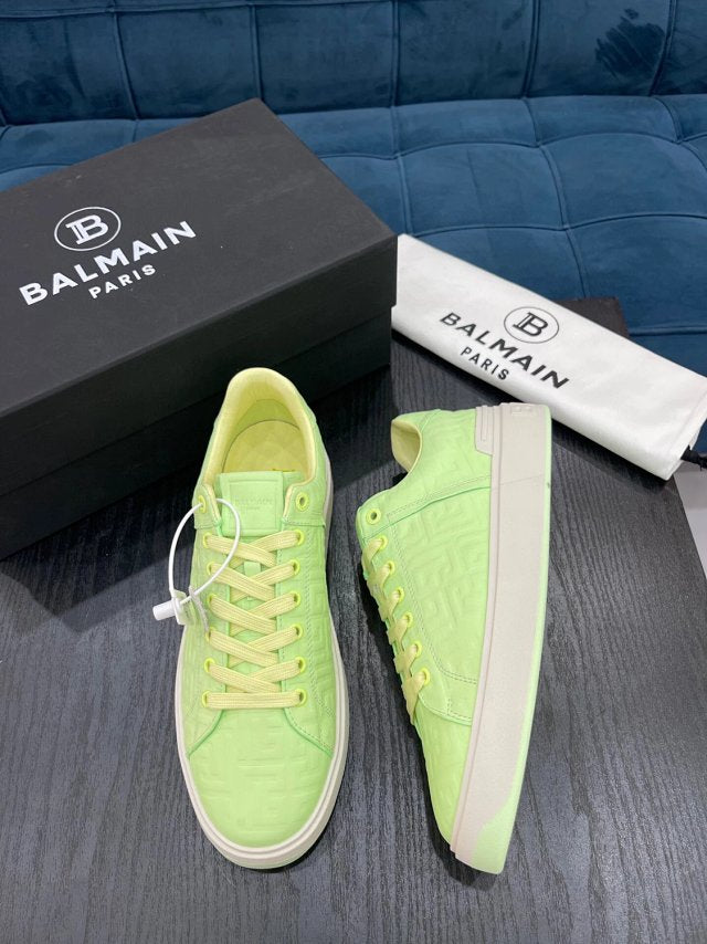 Balmain Casual Leather Green