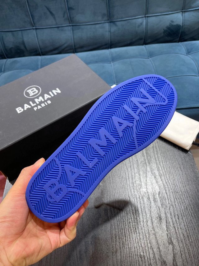 Balmain Casual Leather White