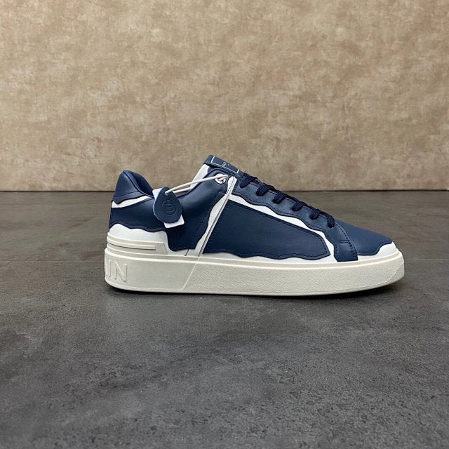 Balmain Casual Leather Dark Blue
