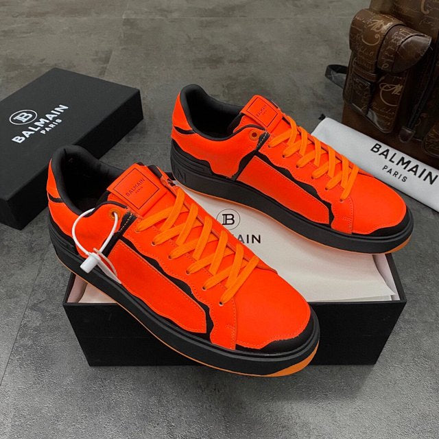 Balmain Casual Leather Orange