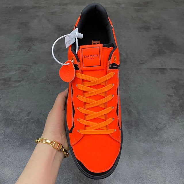 Balmain Casual Leather Orange