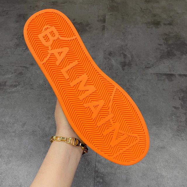Balmain Casual Leather Orange