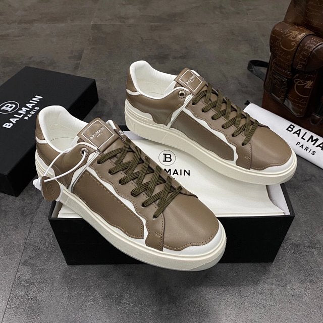 Balmain Casual Leather Brown