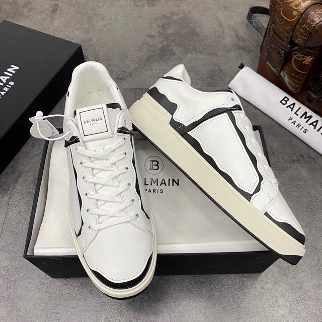 Balmain Casual Leather White