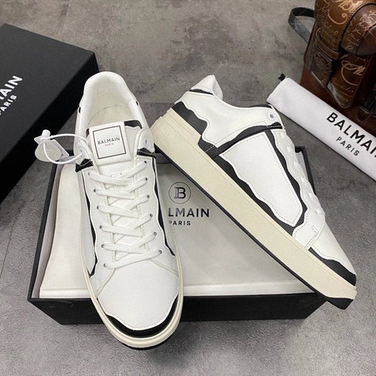 Balmain Casual Leather White