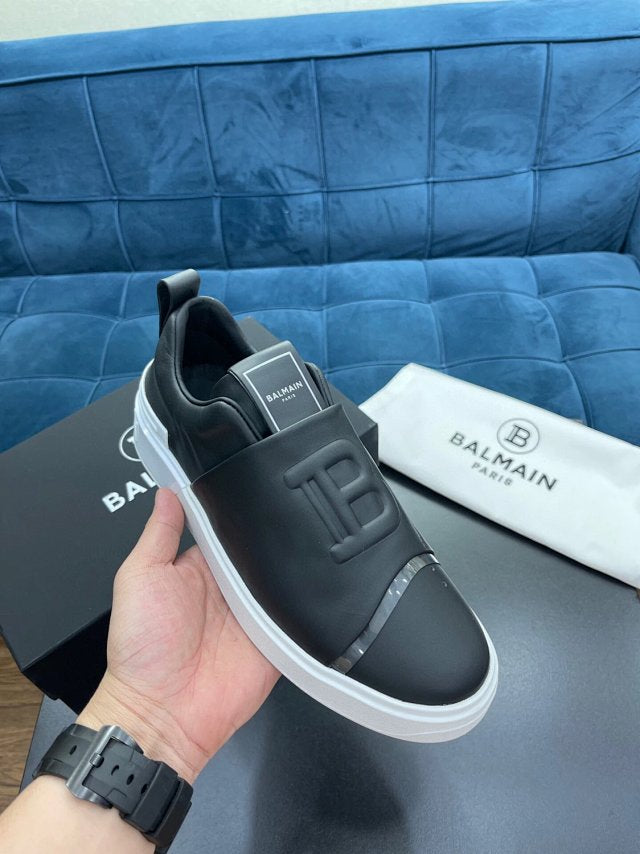 Balmain Casual Leather Black