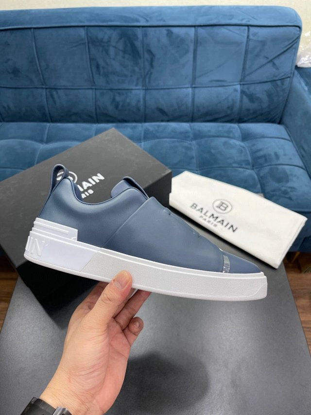 Balmain Casual Leather Dark Blue