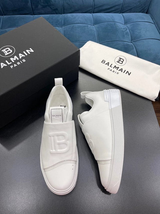Balmain Casual Leather White